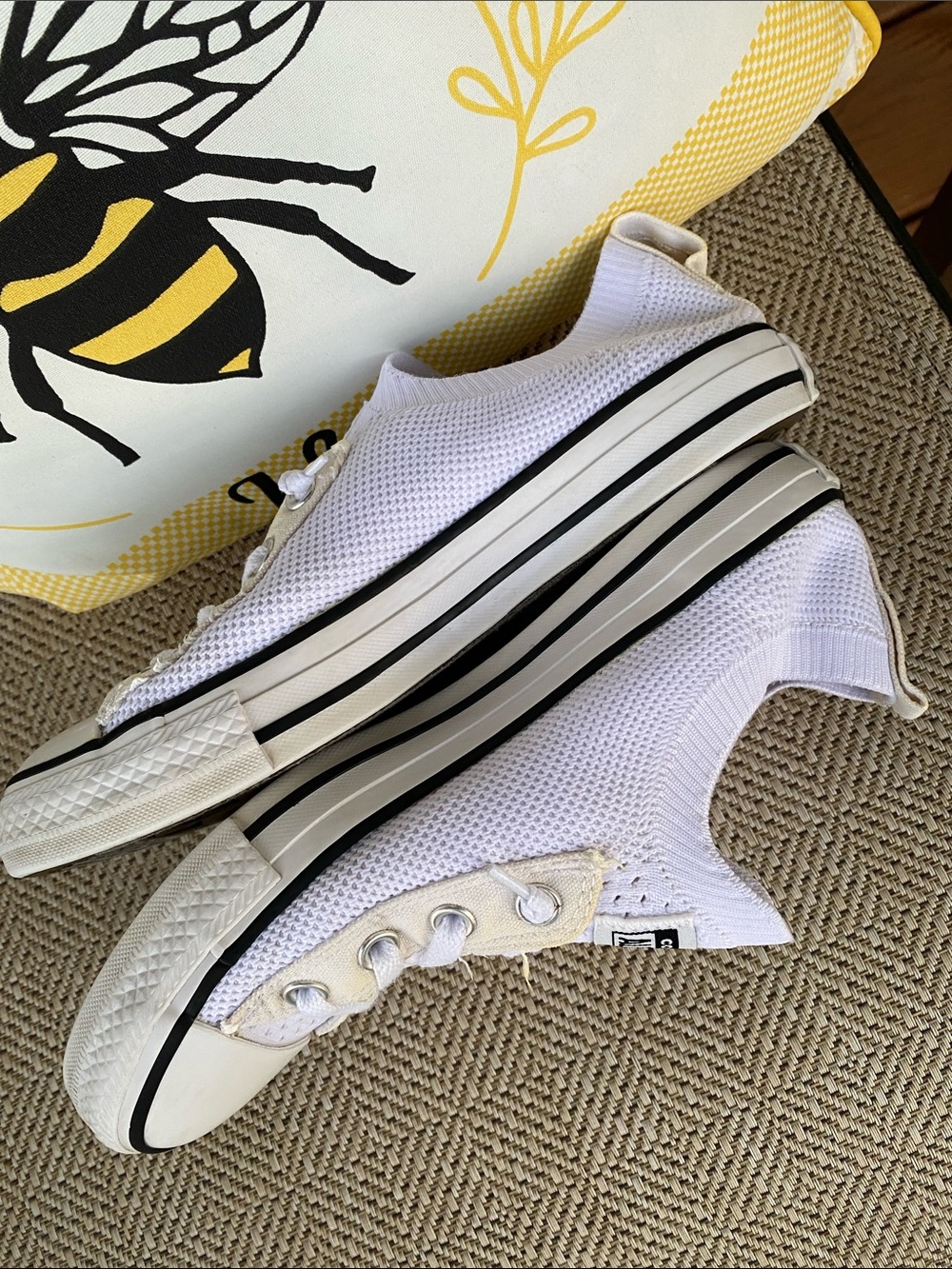 Converse Stretch Knit Slip-On Low Top two tone Sneakers 8/39 - Picture 5 of 11